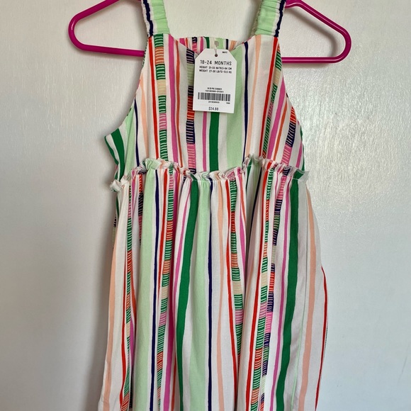 Crazy 8 A-Line Multicolor Baby Dress - Size 18-24 Months - Picture 3 of 11